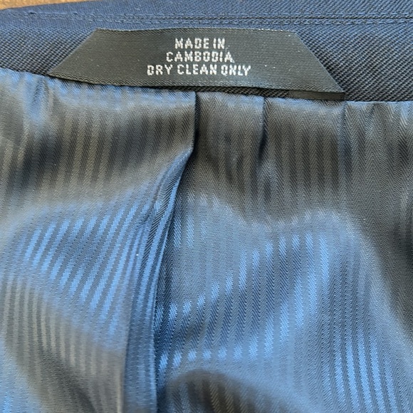 NWT Men’s Navy Suit Jacket / Blazer - Haggar - Picture 7 of 8